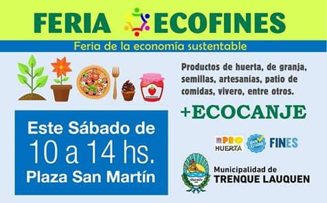 Feria EcoFines en la Plaza San Martín