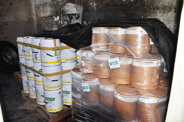 Operativo por trasporte de agroquímicos