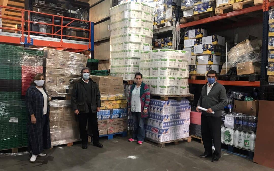 IMPORTANTE DONACIÓN HIZO LA ANÓNIMA AL MUNICIPIO DE PRODUCTOS DE PRIMERA NECESIDAD PARA REFORZAR LA AYUDA ALIMENTARIA