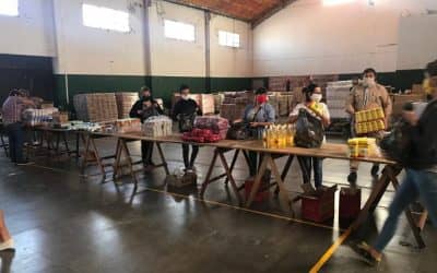 LA ENTREGA QUE SE HIZO EN LOS PRIMEROS 100 DÍAS DE BOLSONES DE MERCADERÍA, VIANDAS, GARRAFAS Y VALES DE LEÑA