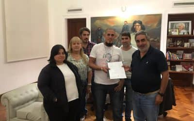 EL INTENDENTE ENTREGÓ LA PERSONERÍA MUNICIPAL A LA COMISIÓN BARRIAL DE LA AMPLIACIÓN URBANA