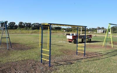 AMPLIACIÓN URBANA: SE AVANZA CON LA EXTENSIÓN DE LA RED CLOACAL, DESAGUES PLUVIALES Y LA INSTALACIÓN DE JUEGOS