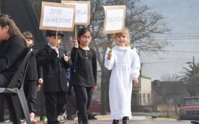 ALUMNOS DE LA ESCUELA Nº 7 HICIERON EN 20 MINUTOS UN EMOTIVO RELATO Y REPRESENTACIÓN DE LA HISTORIA DEL PUEBLO DE BERUTTI