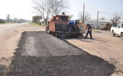Avanza la obra de pavimento en distintos puntos de la ciudad