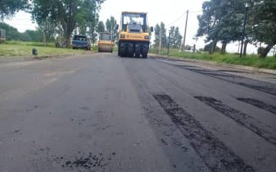FINALIZAN HOY (VIERNES) LA PAVIMENTACION DE LA CALLE SERGIO MARTÍNEZ, ENTRE ORELLANA Y SALTA