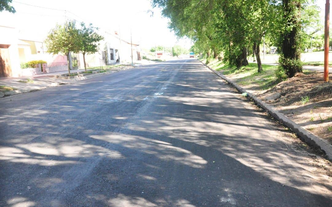 Se pavimentaron calles que habían sido levantadas por obra de cloacas