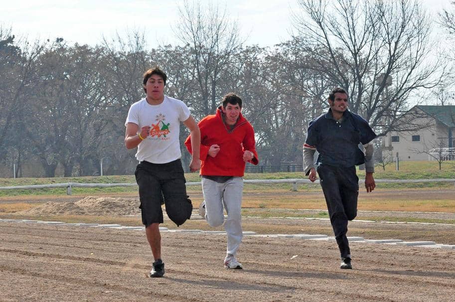 Se disputaba hoy el inter interregional de atletismo convencional