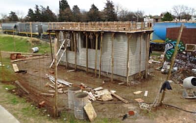 El Municipio avanza con la obra de baños públicos en la pista de skate