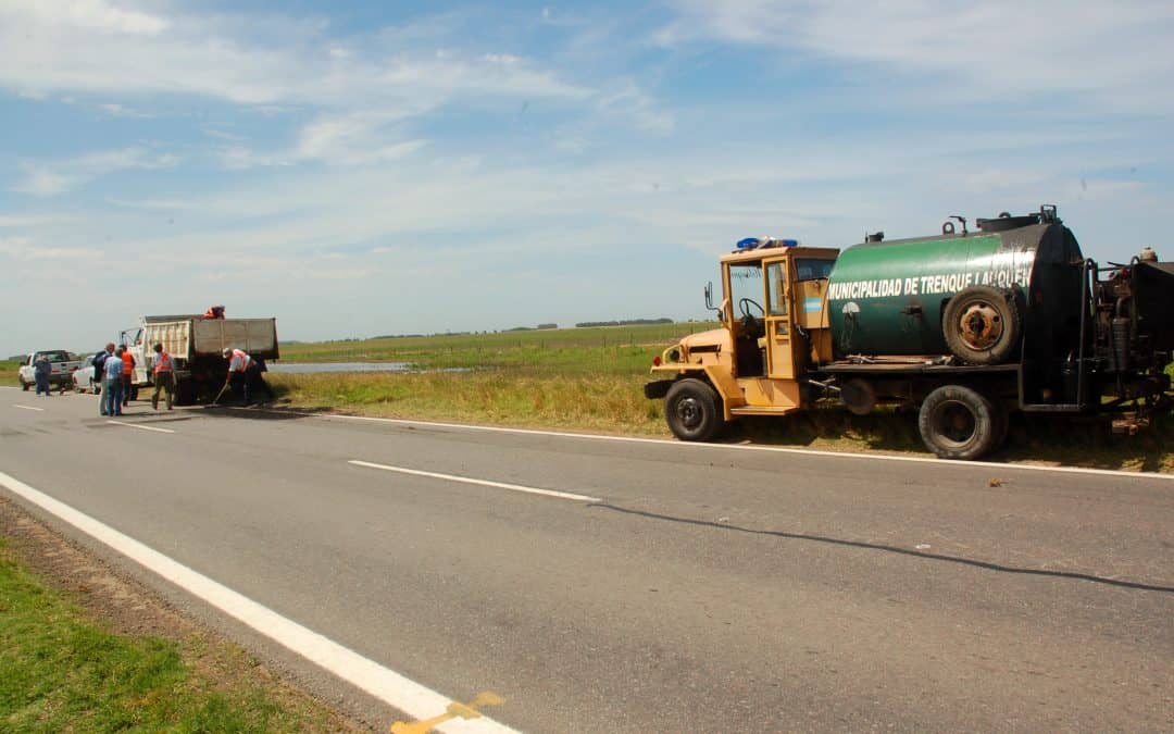 Fernández solicitó convenio en Vialidad para el bacheo de la ruta 33