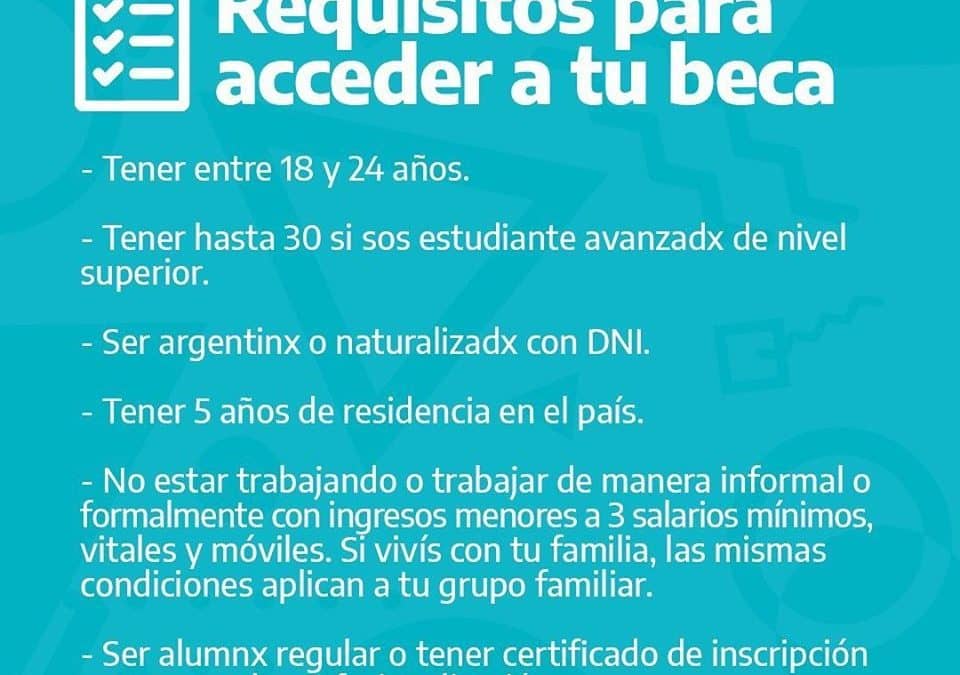 BECAS PROGRESAR 2020: SE EXTIENDE EL PLAZO DE INSCRIPCIÓN