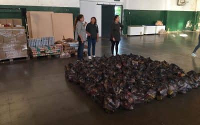 DESARROLLO HUMANO ENTREGÓ 95 BOLSONES DE ALIMENTOS A LA DELEGACIÓN DE BERUTTI PARA SU DISTRIBUCIÓN