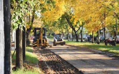SERVICIOS SANITARIOS REALIZA UN RECAMBIO DE CAÑERÍA DE CLOACAS EN LA CALLE MITRE, ENTRE SÁENZ PEÑA Y SARMIENTO