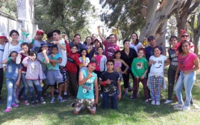 Más de 40 chicos del Envión se fueron de campamento