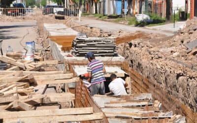 El Municipio realiza diferentes obras de desagües pluviales