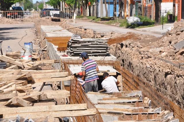 El Municipio realiza diferentes obras de desagües pluviales