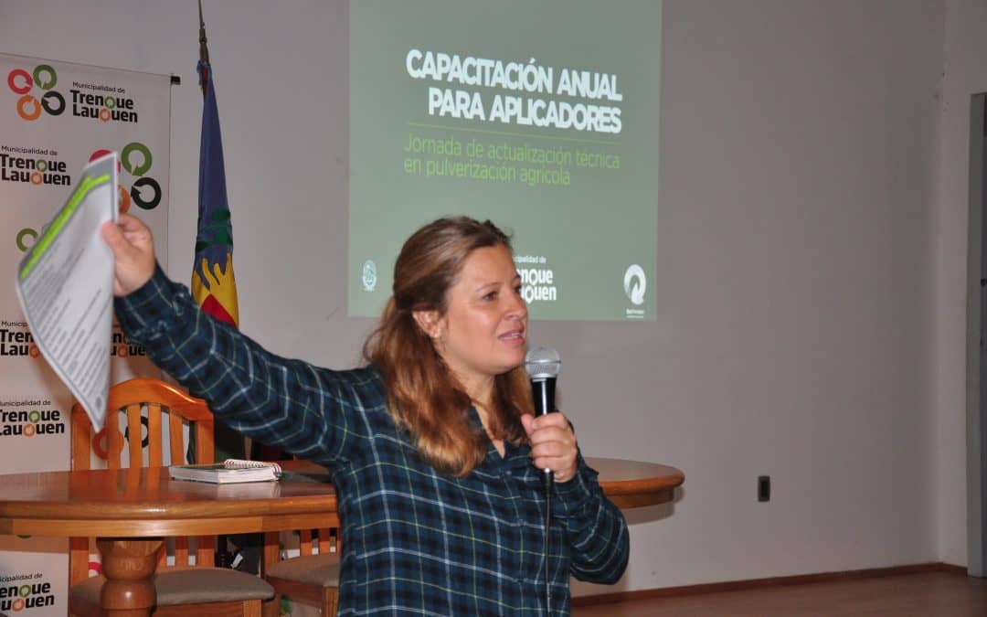 MAÑANA (JUEVES) ES LA CAPACITACIÓN TEÓRICO-PRÁCTICA ANUAL Y OBLIGATORIA PARA APLICADORES TERRESTRES