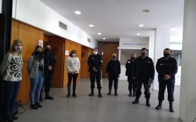 PERSONAL POLICIAL DE TRENQUE LAUQUEN Y BERUTTI PARTICIPÓ DE UNA JORNADA DE CAPACITACIÓN SOBRE VIOLENCIA DE GÉNERO
