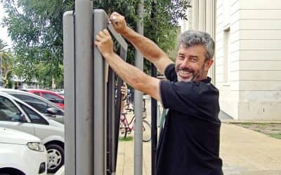 Se habilitó un cartel para difusión cultural