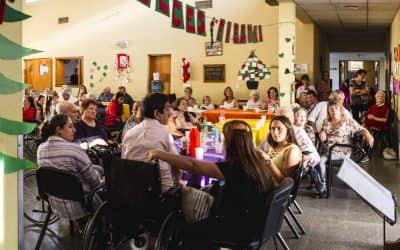 TANGOS Y ALGO MAS EN LA FESTIVA TARDE QUE SE VIVIO EN EL HOGAR MARCELO CASTELLA