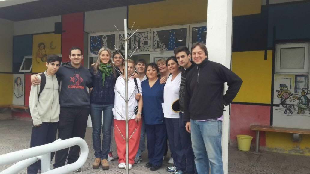 Alumnos de la Técnica hicieron un proyecto para el Hogar Castella