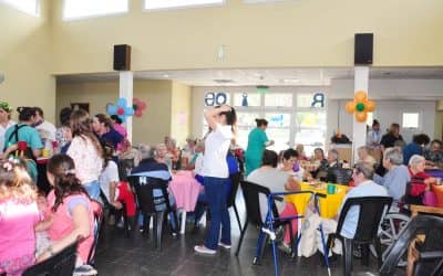 Los abuelos del Castella festejaron con los chicos del Jardín Nubecitas