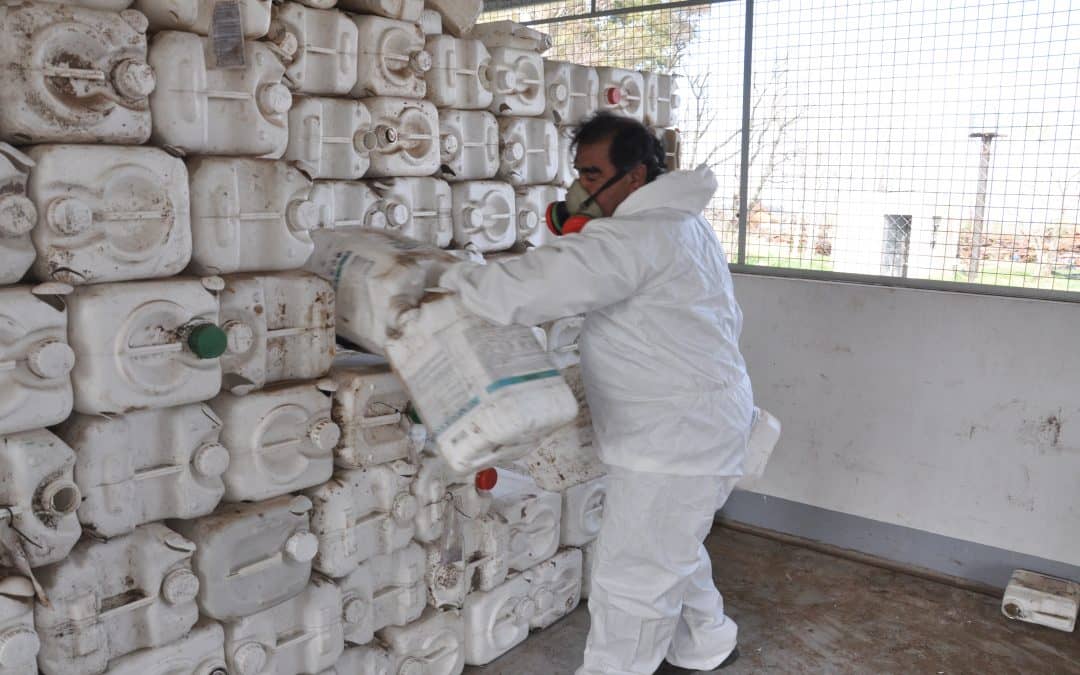 Se retiraron 3900 envases del Centro de Acopio Transitorio