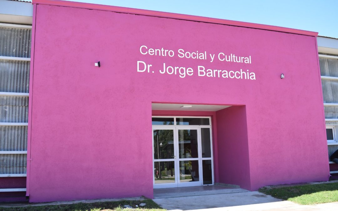 MAÑANA (LUNES) EL INTENDENTE MIGUEL FERNÁNDEZ DEJARÁ INAUGURADO EN TREINTA DE AGOSTO EL NUEVO CENTRO SOCIAL Y CULTURAL DR. JORGE BARRACCHIA