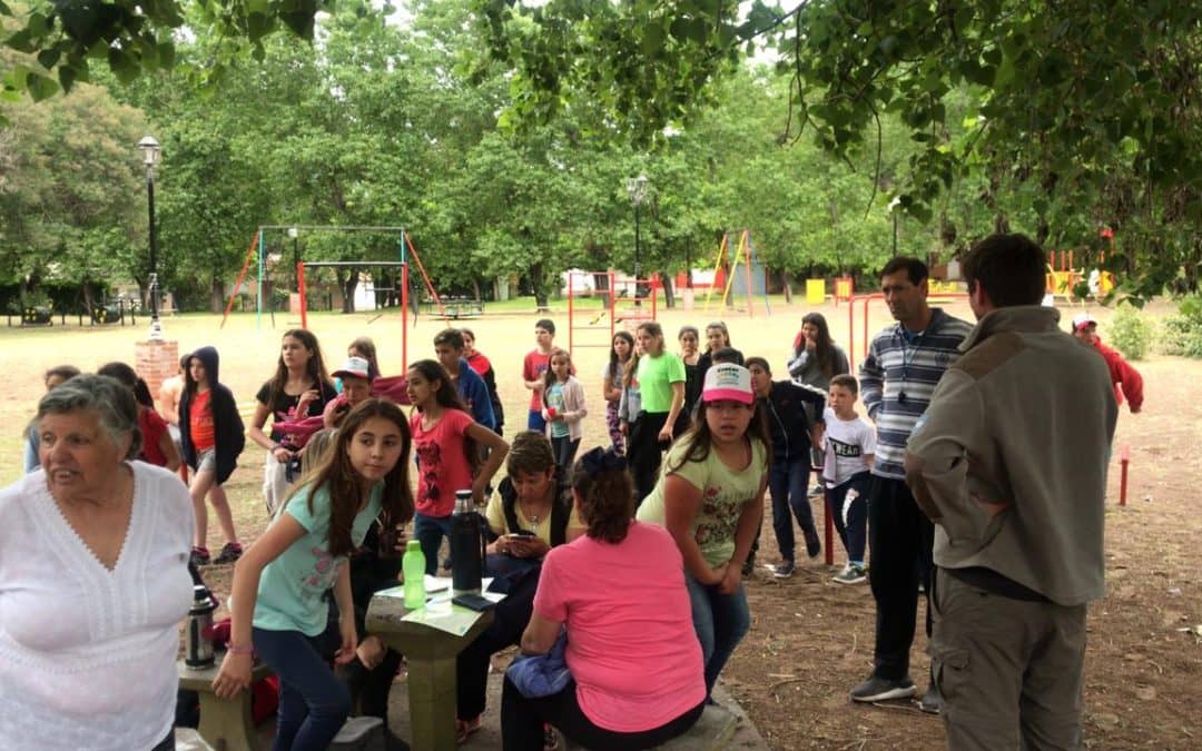 LOS ALUMNOS DE LAS ESCUELAS RURALES VERDES RECORREN DISTINTOS PUNTOS DE PEHUEN CÓ