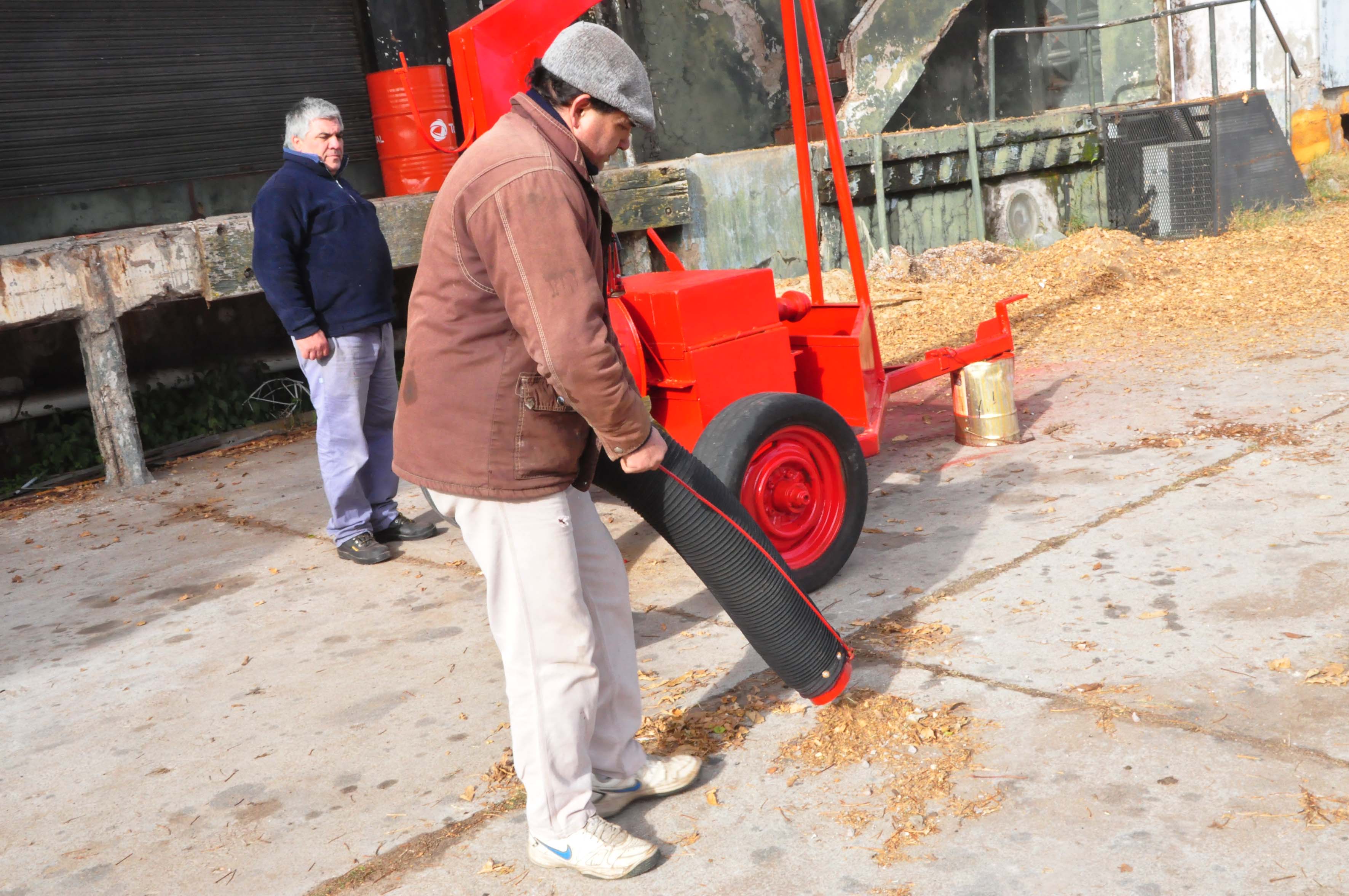 Se presentó equipamiento para la recolección de hojas