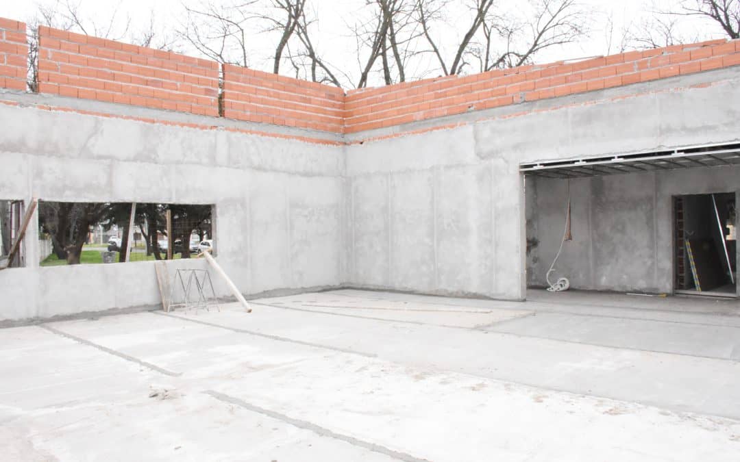 Avances de obras: Centro de Integración Comunitaria y CAPS Ameghino