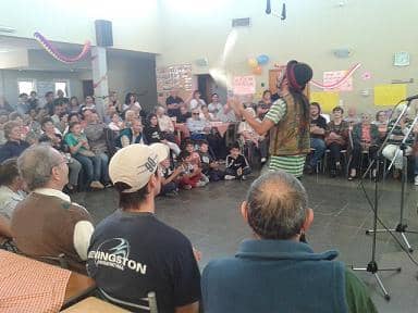 Festejos en el Hogar Castella