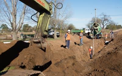 El Municipio inició la segunda etapa del colector cloacal norte