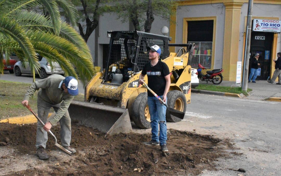Se realizan las conexiones de la red de agua potable en la zona céntrica
