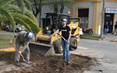Se realizan las conexiones de la red de agua potable en la zona céntrica