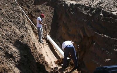 Se realizan trabajos de cloacas en la Ampliación Urbana