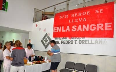 Se realizó la colecta de sangre «Más sangre, más vida»