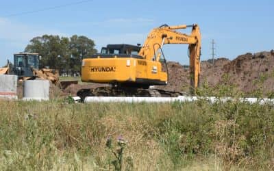 Concluye la obra del colector cloacal sur que beneficiará a cientos de familia de ese sector