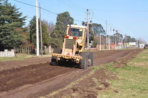 Colectora en la Ruta 5