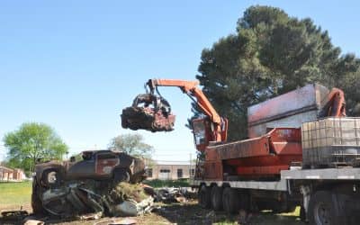 Se compactaron casi 150 toneladas de vehículos secuestrados