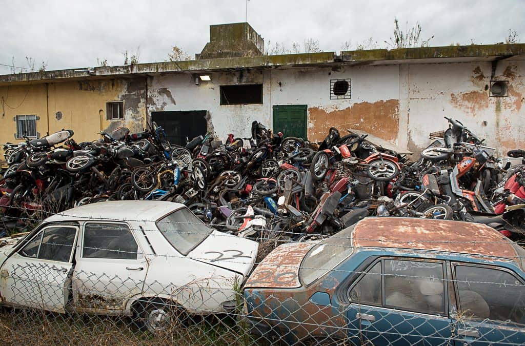 El Municipio compactará los vehículos secuestrados en los últimos 8 años