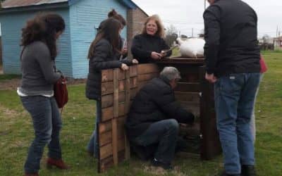 Se instaló la compostera comunitaria en 30 de Agosto