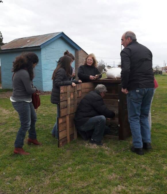 Se instaló la compostera comunitaria en 30 de Agosto