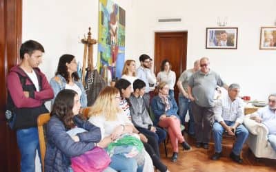 EL INTENDENTE RECIBIÓ HOY A LOS CONCEJALES JUVENILES Y CONVERSARON SOBRE LOS PROYECTOS QUE ESTÁN TRABAJANDO