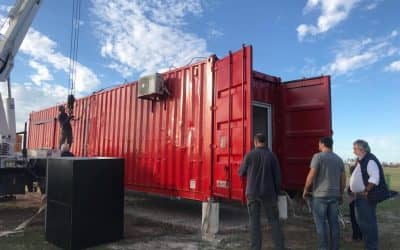 LA AMPLIACIÓN URBANA YA CUENTA CON EL CONTAINER QUE FUNCIONARÁ COMO CENTRO DE INTEGRACIÓN COMUNITARIA