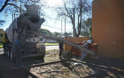 El Municipio inició los contrapisos del Centro de Integración Comunitaria