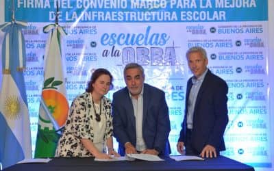 FERNÁNDEZ FIRMÓ EL CONVENIO Y PARTICIPÓ DEL LANZAMIENTO DEL PROGRAMA “ESCUELAS A LA OBRA”, EN UN ACTO ENCABEZADO POR KICILLOF