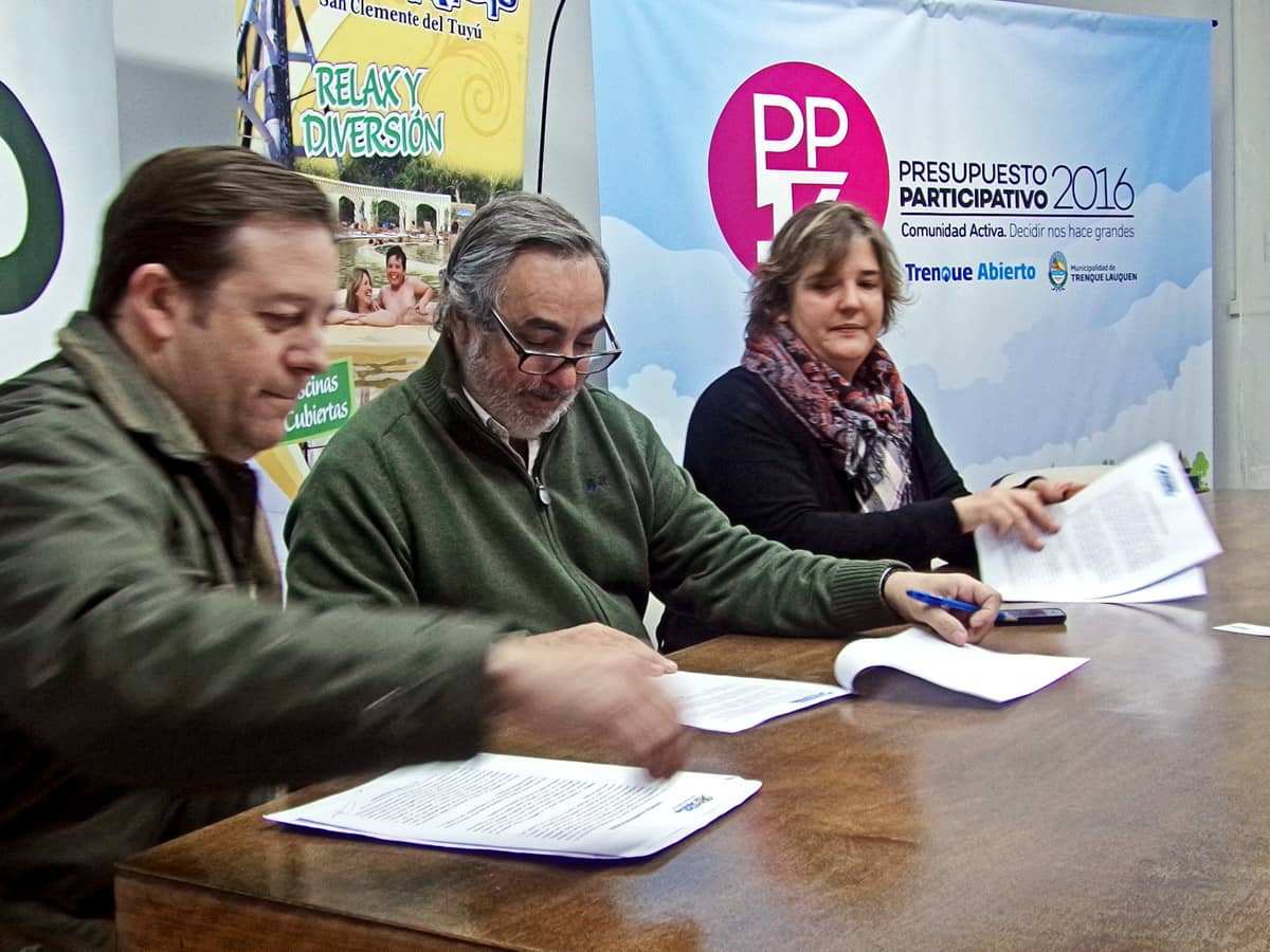 Se firmó un convenio con empresas de San Clemente del Tuyu