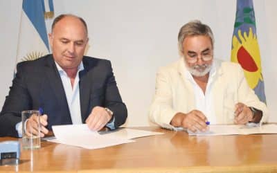 FERNÁNDEZ FIRMÓ UN CONVENIO DE COLABORACIÓN CON EL CONSORCIO DE GESTIÓN DEL PUERTO DE BAHÍA BLANCA PARA LA CREACIÓN DE UN NODO LOGÍSTICO