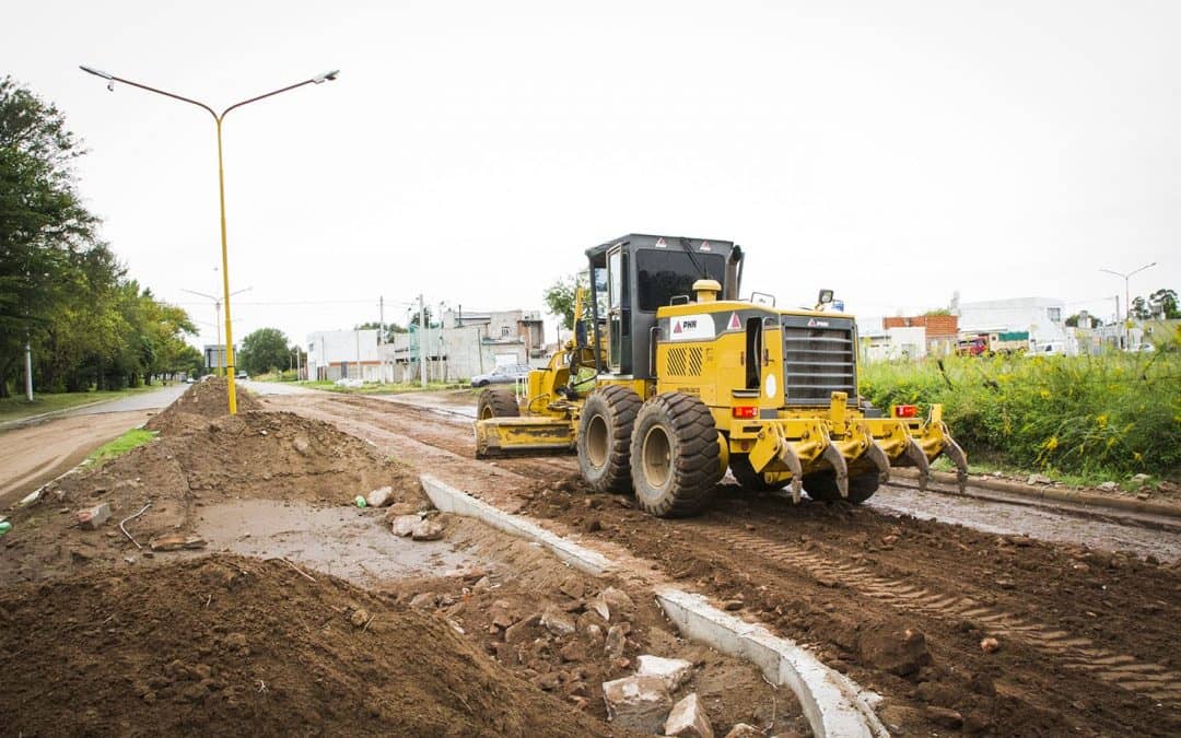 Finalizó la obra de base de escombros en la calle Lagos