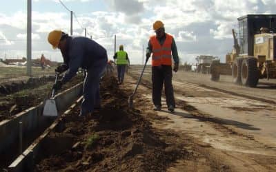 El Municipio avanza con obras de cordón cuneta en la Ampliación Urbana